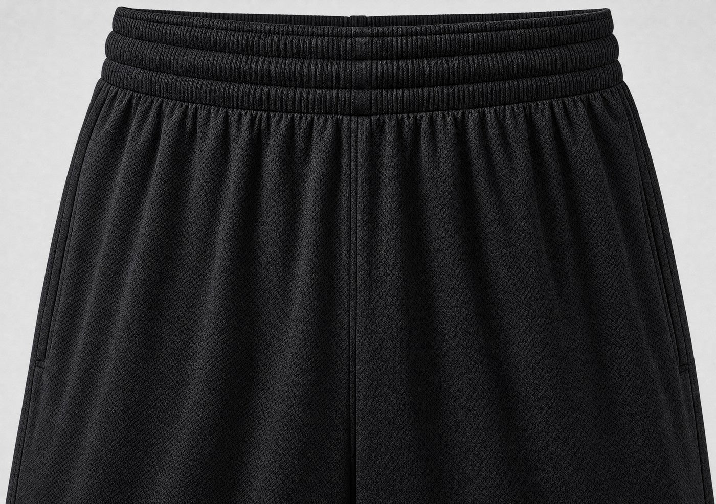 Shorts fabric and waistband detail
